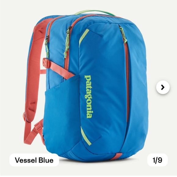 Patagonia Refugio Daypack 26L Vessel Blue Laptop Sleeve Backpack NWT - Picture 6 of 11